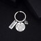 259 Pieces Inspirational Motivational Keychains Charms Bulk Inspirational Words Charms with Open Jump Key Rings for Various DIY Necklaces, Bracelets